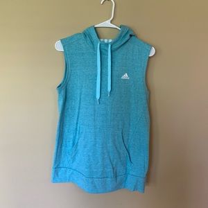 Adidas blue sleeveless top